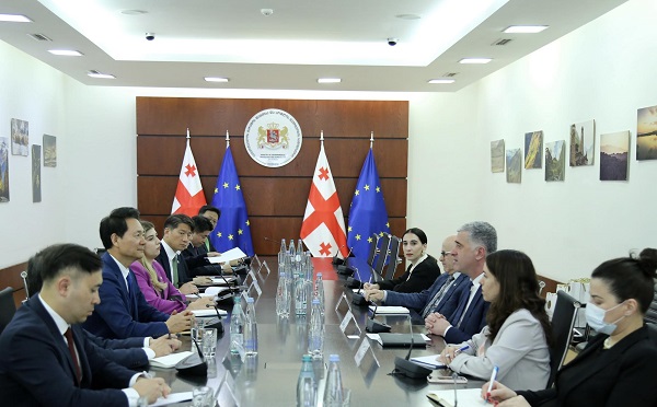 ოთარ შამუგია კორეის რესპუბლიკის პრეზიდენტის სპეციალურ წარმომადგენელს შეხვდა