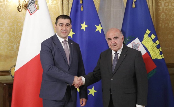 შალვა პაპუაშვილი მალტის პრეზიდენტს შეხვდა