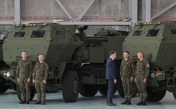 პოლონეთმა აშშ-სგან HIMARS-ის ტიპის სარაკეტო სისტემების პირველი პარტია მიიღო