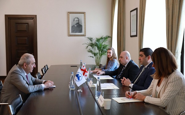 შალვა პაპუაშვილი შავი ზღვის ეკონომიკური თანამშრომლობის საპარლამენტო ასამბლეის გენერალურ მდივანს შეხვდა