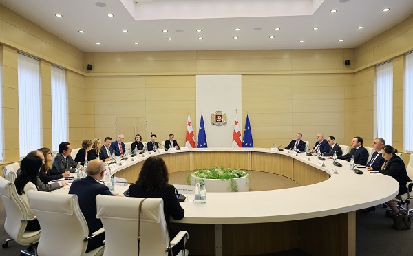 ირაკლი ღარიბაშვილი EBRD-ის დირექტორთა საბჭოს წევრებს შეხვდა