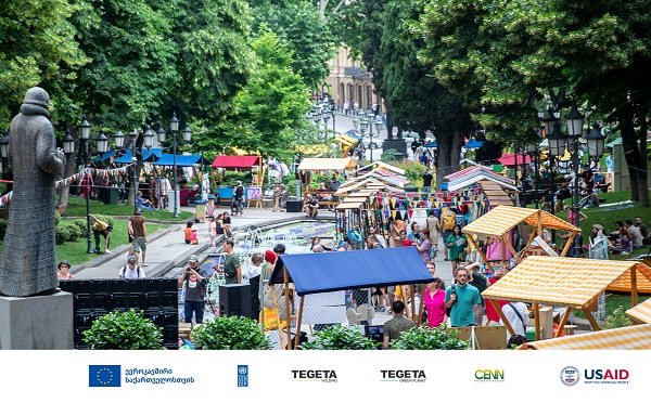 „თეგეტა ჰოლდინგის“  მხარდაჭერით სოციალური ფესტივალი „მწვანე ბაზარი“ გაიმართა 