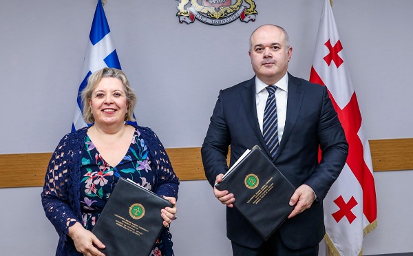 საქართველოს შინაგან საქმეთა სამინისტროსა და საბერძნეთის რესპუბლიკის ეროვნული თავდაცვის სამინისტროს შორის უწყებათაშორის საერთაშორისო შეთანხმებას მოეწერა ხელი