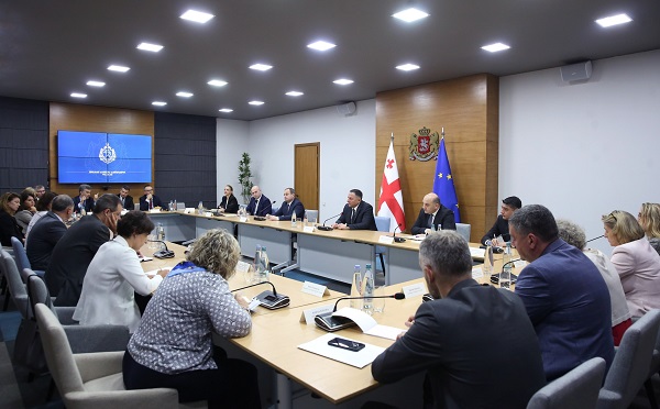 ვახტანგ გომელაური საქართველოში ევროკავშირის წარმომადგენლობის ხელმძღვანელს, ევროკავშირის წევრი ქვეყნების ელჩებსა და საელჩოების წარმომადგენლებს შეხვდა