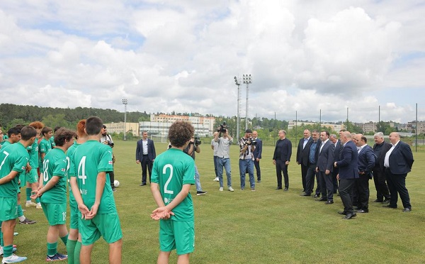 ირაკლი ღარიბაშვილმა, ქუთაისში საქართველოს ფეხბურთის ფედერაციის აკადემია დაათვალიერა