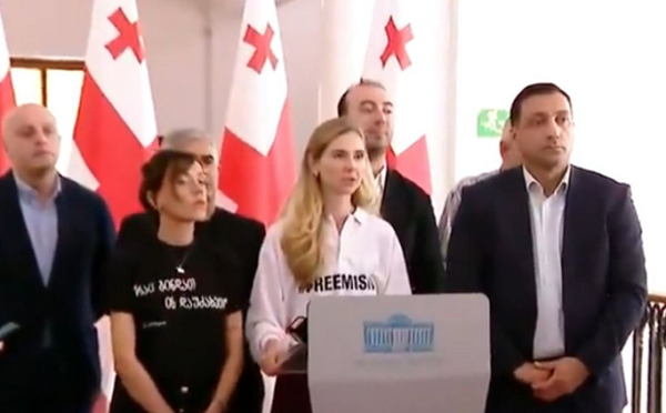 პუტინისტურმა, ბანდიტოკრატიულმა „რუსულმა ოცნებამ“ საქართველო აქცია ძალადობის პოლიგონად - ენმ შს მინისტრისგან კასპში მომხდარ ინციდენტზე რეაგირებას მოითხოვს