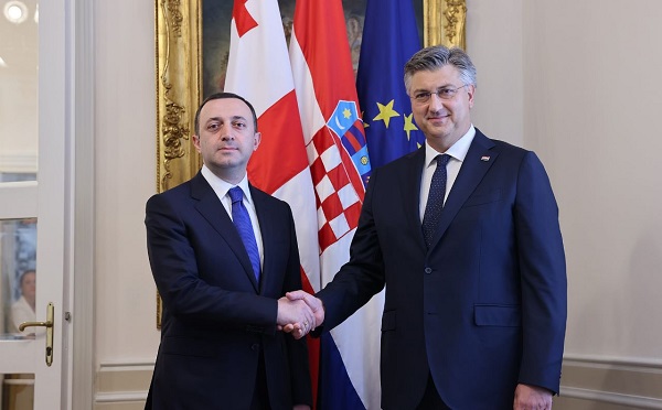 საქართველო დიდად აფასებს ხორვატიის მხარდაჭერას ჩვენი სუვერენიტრტის, ტერიტორიული მთლინობისა და ევრო-ატლანტიკური ინტეგრაციისადმი - ირაკლი ღარიბაშვილი