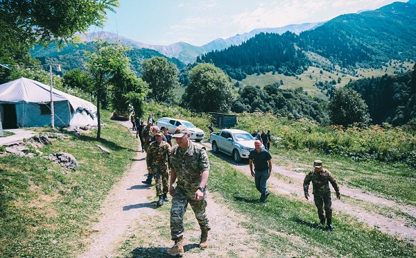 ვახტანგ გომელაური მამისონის სასაზღვრო სექტორში იმყოფებოდა