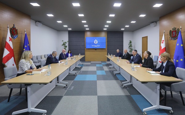 ვახტანგ გომელაურმა ევროკავშირის სადამკვირვებლო მისიის ხელმძღვანელთან გაცნობითი შეხვედრა გამართა