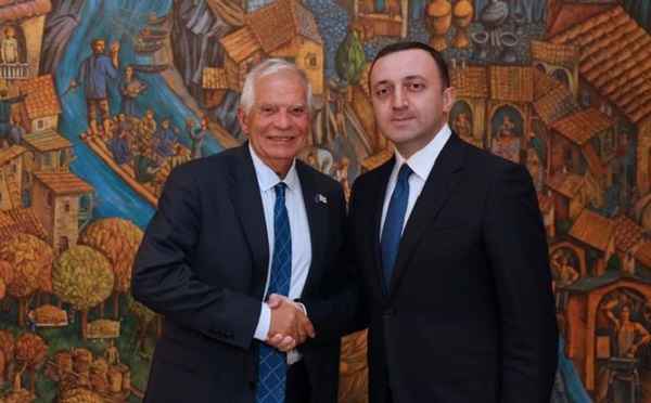 ირაკლი ღარიბაშვილმა ჯოზეფ ბორელს ვახშამზე უმასპინძლა