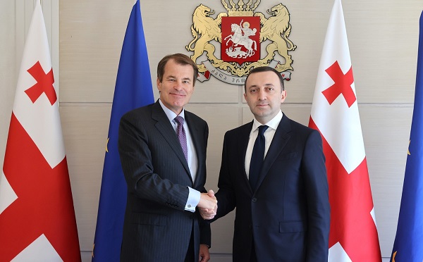 ირაკლი ღარიბაშვილი ევროპის რეკონსტრუქციისა და განვითარების ბანკის (EBRD) პირველ ვიცე-პრეზიდენტს შეხვდა