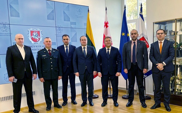 საქართველოს შინაგან საქმეთა მინისტრის პირველი მოადგილე - შალვა ბედოიძე ოფიციალური სამუშაო ვიზიტით ლიეტუვას რესპუბლიკას ეწვია