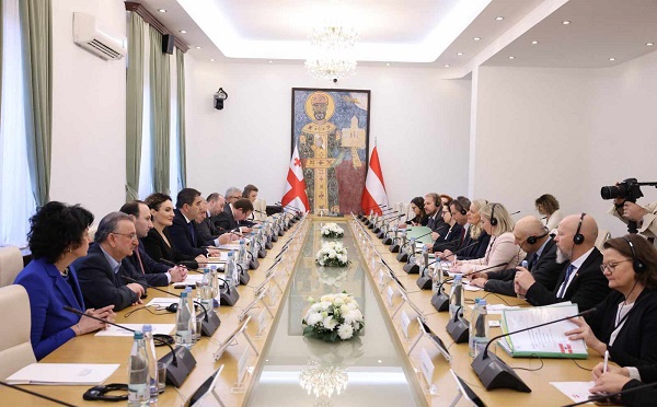 შალვა პაპუაშვილი ავსტრიის რესპუბლიკის პარლამენტის ფედერალური საბჭოს პრეზიდენტს შეხვდა