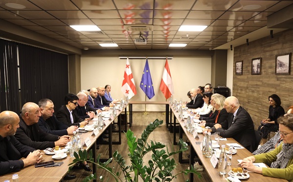 ავსტრიის პარლამენტის ფედერალური საბჭოს პრეზიდენტი სახელმწიფო რწმუნებულს და ზუგდიდის მერს შეხვდა