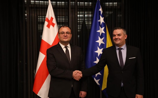 საქართველოსა და ბოსნია-ჰერცეგოვინის იუსტიციის მინისტრებმა სამომავლო თანამშრომლობის საკითხები განიხილეს