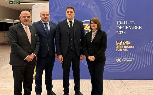 ალექსანდრე დარახველიძემ ადამიანის უფლებათა საყოველთაო დეკლარაციის 75-ე წლისთავის აღსანიშნავად გამართულ მაღალი დონის ღონისძიებაში მიიღო მონაწილეობა