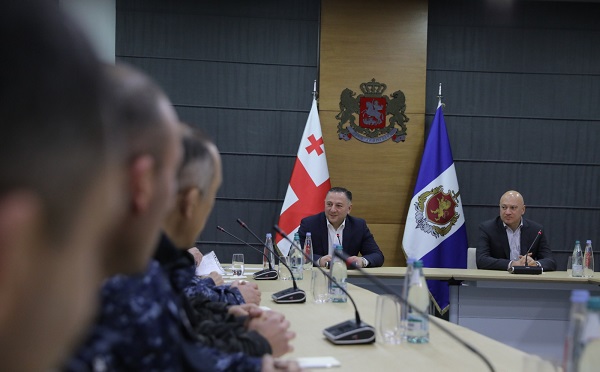 ვახტანგ გომელაური განსაკუთრებულ დავალებათა დეპარტამენტის ხელმძღვანელ პირებს შეხვდა