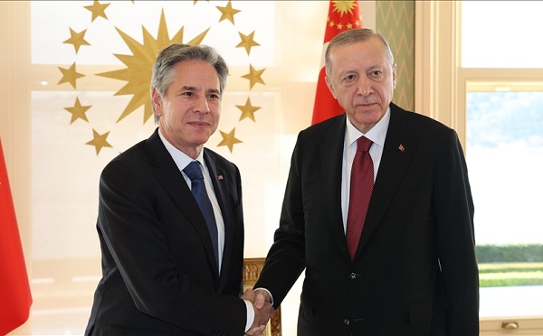 რეჯეფ თაიფ ერდოღანი ენტონი ბლინკენს შეხვდა