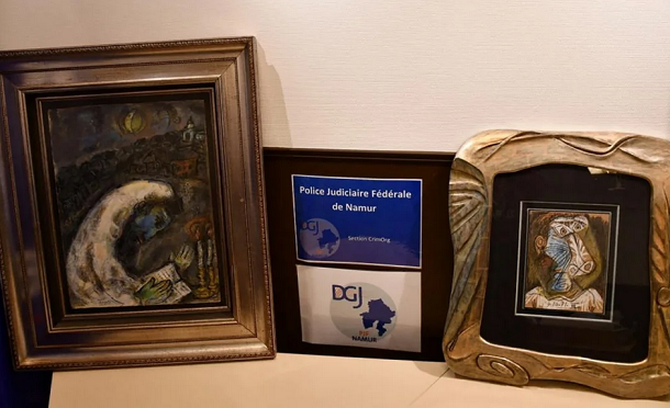 პიკასოს და შაგალის მოპარული ნახატები ბელგიაში, სარდაფში აღმოაჩინეს