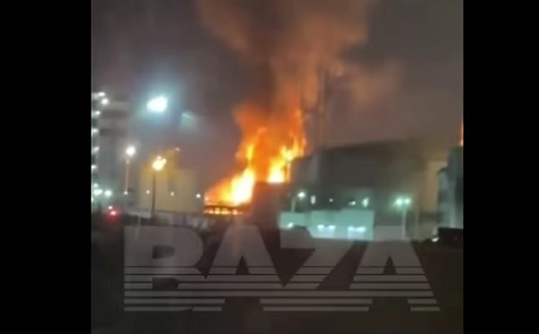 რუსეთში, ლენინგრადის ოლქში კომპანია „ნოვატეკის“ ტერმინალი დაიწვა