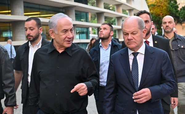 ოლაფ შოლცსა და ბენიამინ ნეთანიაჰუს შორის სატელეფონო საუბარი შედგა