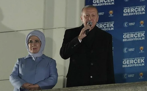 თურქეთში ჩატარებული მუნიციპალური არჩევნები დემოკრატიის გამარჯვებაა - რეჯეფ თაიფ ერდოღანი