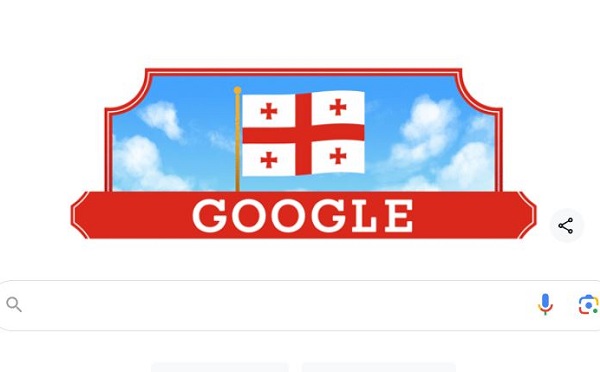 „გუგლი“ საქართველოს დამოუკიდებლობის დღეს ულოცავს