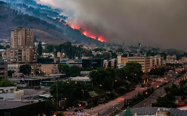 ჩრდილოეთ ისრაელში ლიბანიდან თავდასხმების შედეგად მასშტაბური ხანძარი მძვინვარებს