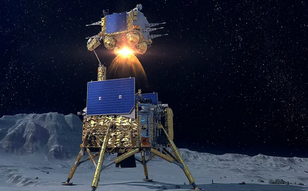 ჩინეთმა მთვარეზე კოსმოსური აპარატი წარმატებით დასვა