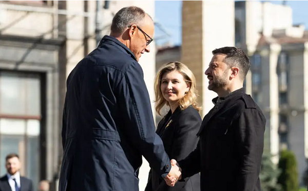 ვოლოდიმირ ზელენსკი 28 მაისს ბერლინში ფრიდრიხ მერცს შეხვდება