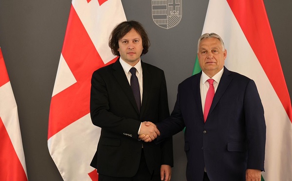 ირაკლი კობახიძე ბუდაპეშტში ვიქტორ ორბანს შეხვდა