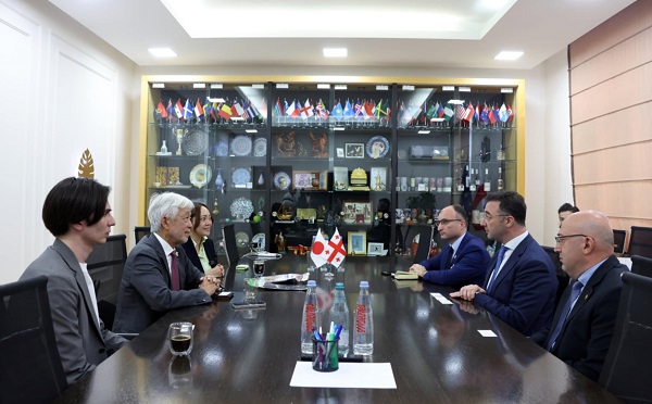 დავით სონღულაშვილი იაპონია-საქართველოს სავაჭრო-სამრეწველო პალატის (JGCCI) პრეზიდენტს, ტადაჰარუ უეჰარას შეხვდა