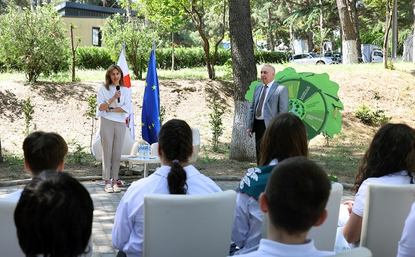 გარემოს დაცვის მსოფლიო დღე გარემოსდაცვითი ინფორმაციისა და განათლების ცენტრმა მოსწავლეებთან ერთად აღნიშნა