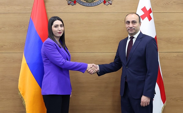 საქართველოს შინაგან საქმეთა მინისტრმა სომხეთის შინაგან საქმეთა მინისტრთან შეხვედრა გამართა