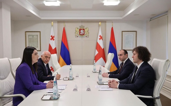 ირაკლი კობახიძე სომხეთის შინაგან საქმეთა მინისტრ არპინე სარგსიანს შეხვდა