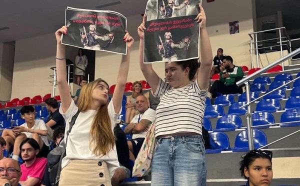 ყურადღება მივაქციეთ რუსოფობიურ ქმედებებს თბილისში, ფარიკაობის მსოფლიოს ჩემპიონატში მონაწილე რუსი სპორტსმენების წინააღმდეგ, ველით, რომ კომპეტენტური ორგანოები ზომებს მიიღებენ - რუსეთის ინტერესების სექცია