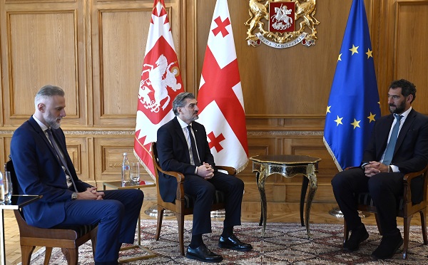 მიხეილ ყაველაშვილი ფიბა ევროპის პრეზიდენტს ხორხე გარბახოსას შეხვდა