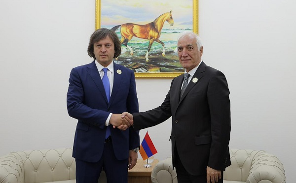 ირაკლი კობახიძე სომხეთის პრეზიდენტს შეხვდა