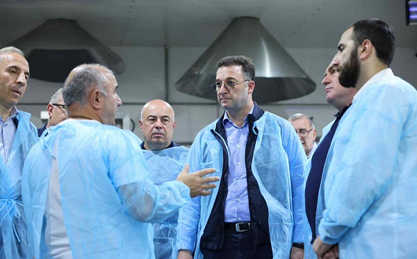დავით სონღულაშვილი სახელმწიფოს ხელშეწყობით შექმნილ რძის გადამმუშავებელ საწარმოში სამუშაო პროცესს გაეცნო