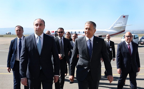 საქართველოს ოფიციალური ვიზიტით თურქეთის შინაგან საქმეთა მინისტრი, დელეგაციასთან ერთად ეწვია