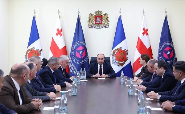 გეკა გელაძემ შინაგან საქმეთა სამინისტროს საგანგებო სიტუაციების მართვის სამსახურში შეხვედრა გამართა