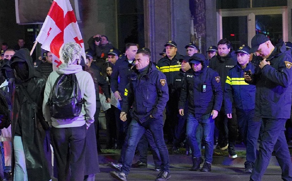 პოლიციამ, სავარაუდოდ, აქციის 4 მონაწილე დააკავა