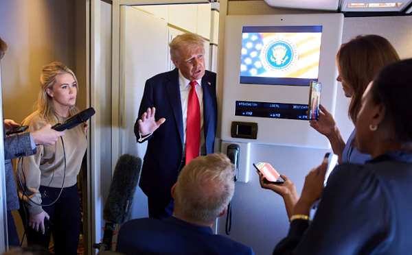 დონალდ ტრამპმა განაცხადა, რომ მას უკრაინასთან დაკავშირებით „სამშვიდობო შეთანხმებისთვის“ მკაცრი ვადები არ დაუწესებია