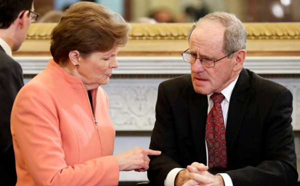 მოვუწოდებთ მთავრობას დაუყოვნებლივ შეცვალოს კურსი, აღადგინოს პოლიტიკური თავისუფლებები საქართველოში და დაუბრუნდეს დემოკრატიულ მმართველობას - ჯიმ რიში და ჯინ შაჰინი