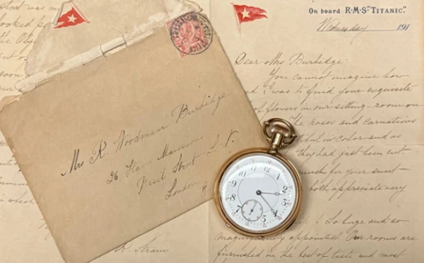 „ტიტანიკის“ მგზავრის ოქროს საათი აუქციონზე გაიყიდება