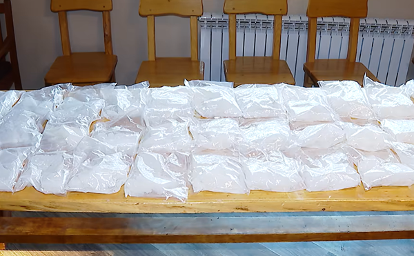 ამოღებულია 18 კგ-ზე მეტი მეთადონი - შსს-მ უკრაინის მოქალაქე დააკავა