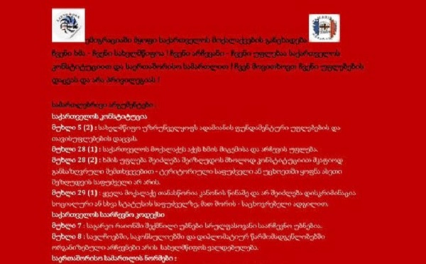 მივმართავთ საერთაშორისო პარტნიორებს - გამოიყენონ ყველა ბერკეტი მხარდასაჭერად, ჩვენ ბევრი ვართ! ჩვენ ყველგან ვართ! ჩვენს ხმას ვერავინ ჩაახშობს! - ემიგრანტები