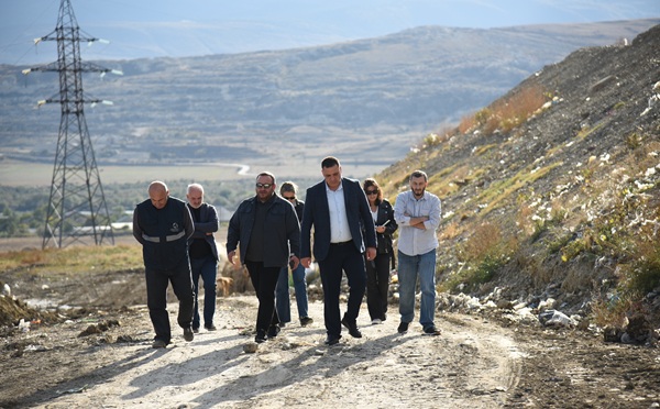 მიხეილ გოგოლიძე შიდა ქართლში მოქმედ ნაგავსაყრელებზე არსებულ ვითარებას ადგილზე გაეცნო