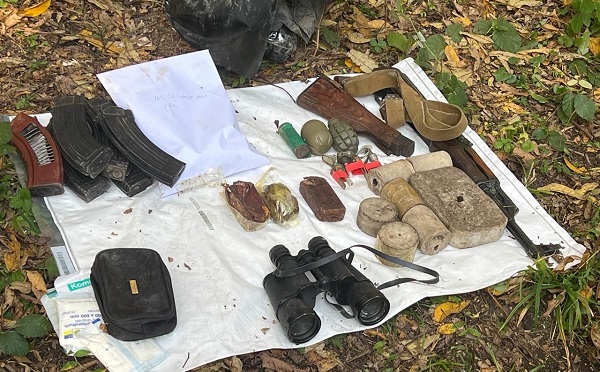 თელავის მუნიციპალიტეტში არსებულ ტყის მასივში აღმოჩენილია ასაფეთქებელი და საბრძოლო მასალა - სუს-ი