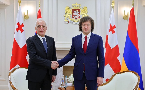 ირაკლი კობახიძე სომხეთის პრეზიდენტს შეხვდა